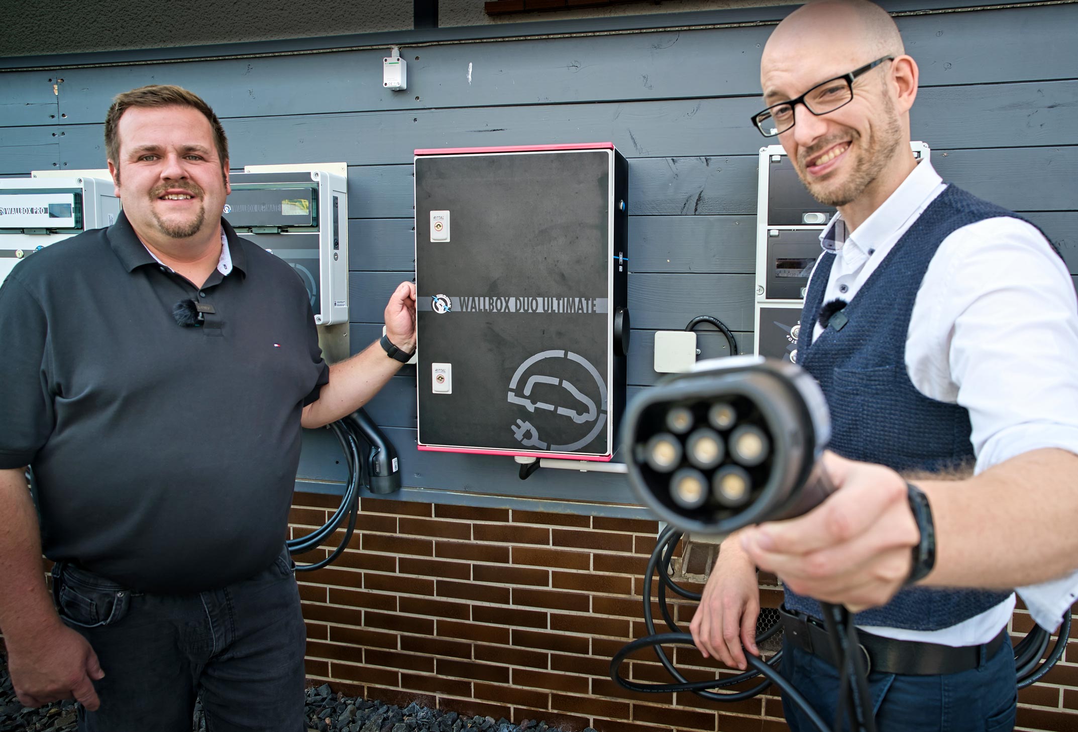 Felix Goldbach zu Besuch beim deutschen Wallbox Hersteller Stark-in-Strom in Eschwege