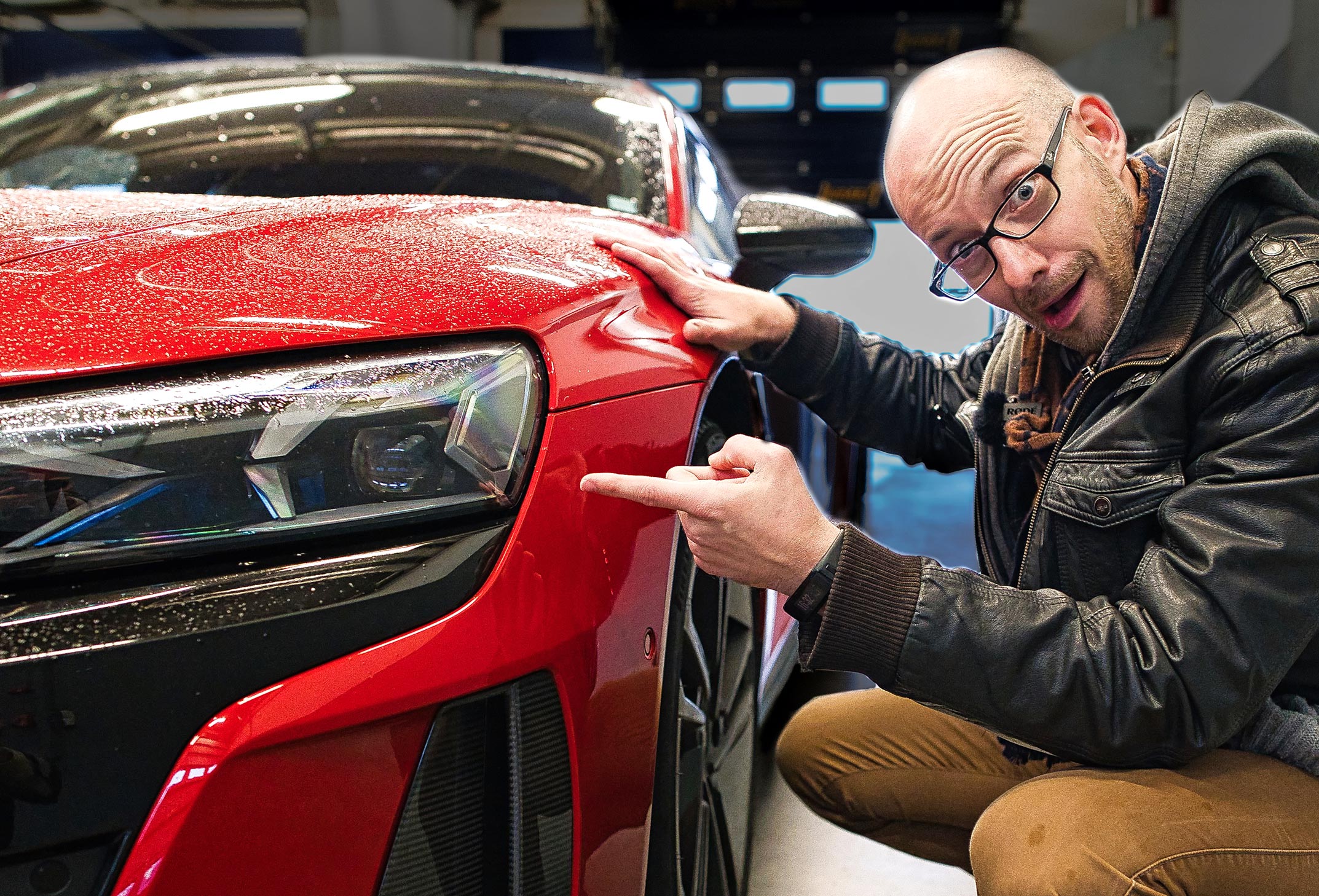 Felix Goldbach besucht am Nürburgring 2021 Schneider electric